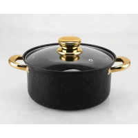 Набор посуды COOKWARE SET G-A12, 8 предметов, керамическое покрытие, кастрюли 20 и 24 см, сковорода 26 см, ковш 18 см