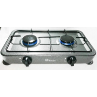 Газовая плита Domotec MS-6602, 2 конфорки, настольная
