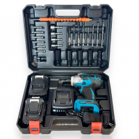 Гайковерт аккумуляторный ударный Domotec MS Tools, 2 АКБ, кейс