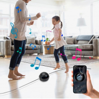 Интеллектуальная музыкальная скакалка с Bluetooth, LED-дисплеем и пультом управления