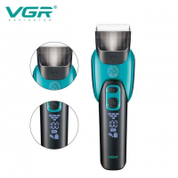 Машинка для стрижки животных VGR V-208, 6 насадок, LED-дисплей, USB