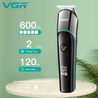 Триммер VGR V-291, 4 насадки, LED-дисплей, USB