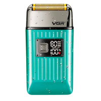 Электробритва-шейвер VGR V-357, двойное лезвие, выдвижной триммер, IPX5, LED-дисплей