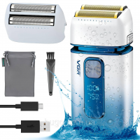 Электробритва VGR V-362, 3D-плавающая головка, IPX6, LED-дисплей, USB
