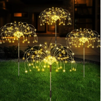 Садовый светодиодный светильник на солнечной батарее «Фейерверк», 150 LED, IP65, 2 шт