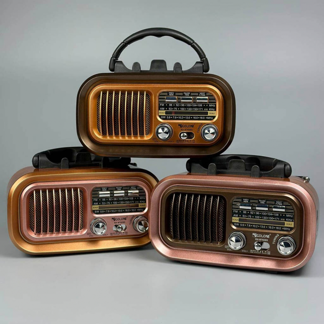 Радиоприёмник GOLON RX-BT628, Bluetooth, USB, SD, съёмный аккумулятор Радиоприёмник GOLON RX-BT628, Bluetooth, USB, SD, съёмный аккумулятор