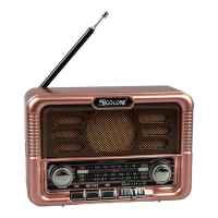 Радиоприёмник GOLON RX-BT6061S, Bluetooth, USB, SD, солнечная панель