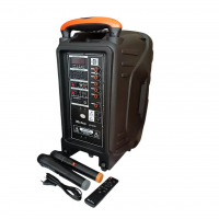 Портативная колонка Su-Kam SU 612, Bluetooth, USB, SD, караоке, 2 микрофона