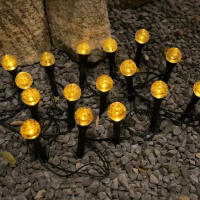 Садовый светильник Garden Light, шарообразный с пузырьками, на солнечной батарее, 20 шт(1уп) Садовый светильник Garden Light, шарообразный с пузырьками, на солнечной батарее, 20 шт(1уп)