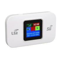 Портативный Wi-Fi модем 4G/5G LTE, с экраном, 2600 мАч Портативный Wi-Fi модем 4G/5G LTE, с экраном, 2600 мАч