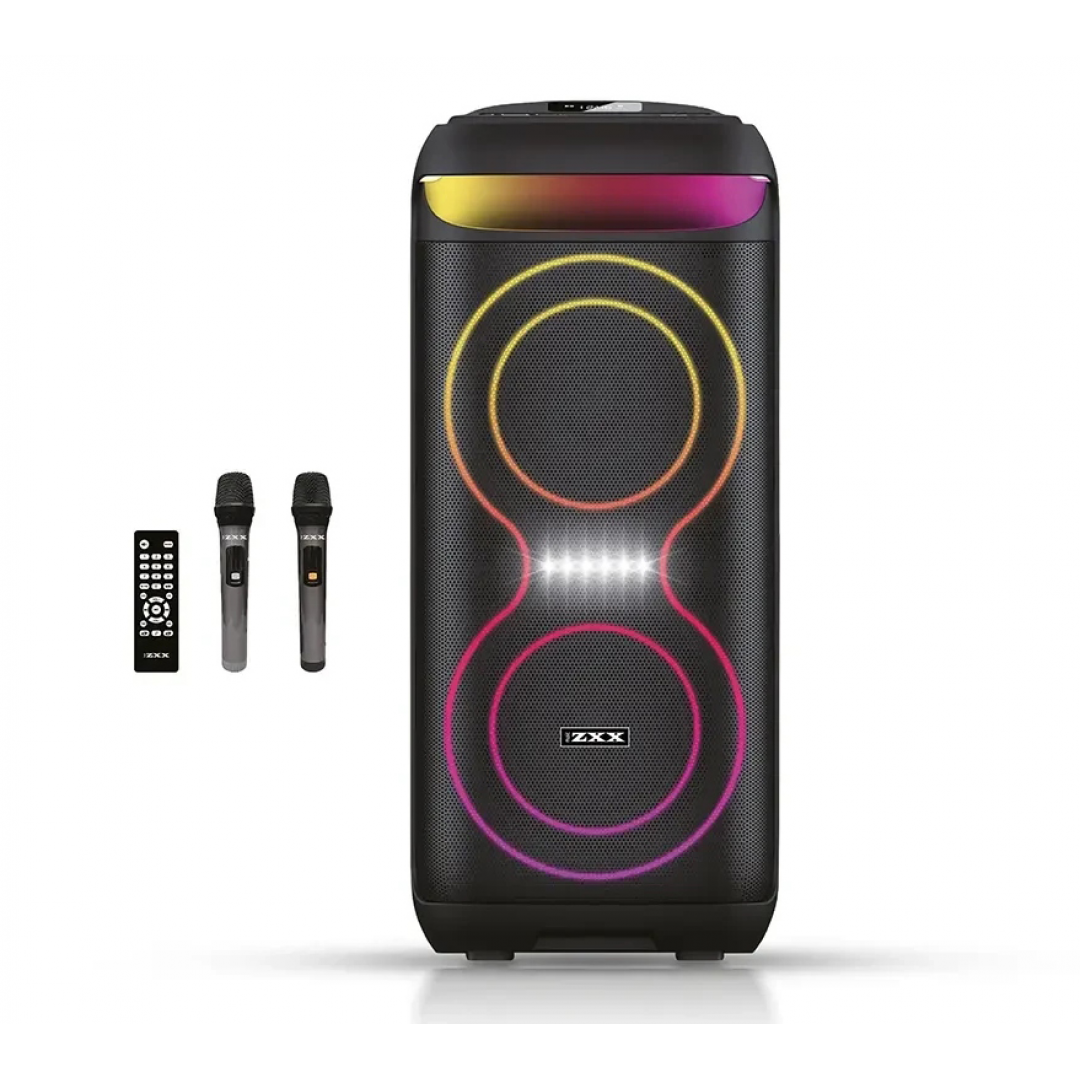 Портативная акустика ZXX-5505, 40 Вт, 2×6,5", Bluetooth, USB, FM, караоке Портативная акустика ZXX-5505, 40 Вт, 2×6,5", Bluetooth, USB, FM, караоке