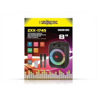 Портативная акустика ZXX-1745, 60 Вт, 8", Bluetooth, TWS, USB, TF, FM, караоке Портативная акустика ZXX-1745, 60 Вт, 8", Bluetooth, TWS, USB, TF, FM, караоке