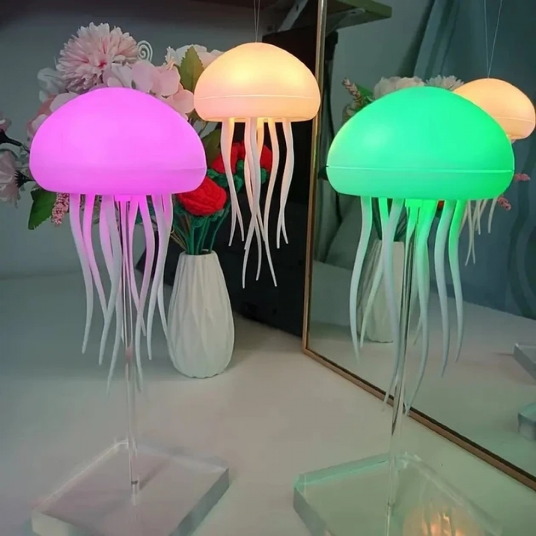 Ночник-светильник «Медуза», RGB-подсветка, аккумулятор 1000 мАч, USB Ночник-светильник «Медуза», RGB-подсветка, аккумулятор 1000 мАч, USB