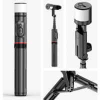 Штатив-трипод Q12S для телефона, с Bluetooth-пультом и LED-подсветкой Штатив-трипод Q12S для телефона, с Bluetooth-пультом и LED-подсветкой