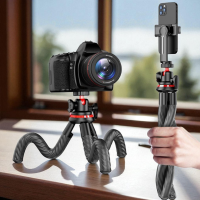 Штатив-трипод C03, гибкий, для телефона, фотоаппарата и экшн-камеры, с Bluetooth-пультом Штатив-трипод C03, гибкий, для телефона, фотоаппарата и экшн-камеры, с Bluetooth-пультом