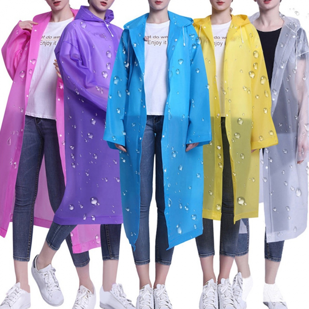 Дождевик EVA Raincoat, с капюшоном, на кнопках Дождевик EVA Raincoat, с капюшоном, на кнопках