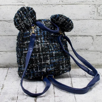 Рюкзак Ears с ушками, 21×18×12 см, твидовая ткань, передний карман Рюкзак Ears с ушками, 21×18×12 см, твидовая ткань, передний карман