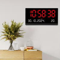 Настольные и настенные часы JH3615N, LED-дисплей, календарь, термометр Настольные и настенные часы JH3615N, LED-дисплей, календарь, термометр