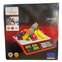 Электронные торговые весы CB-5009, до 50 кг, платформа 24×35 см Электронные торговые весы CB-5009, до 50 кг, платформа 24×35 см