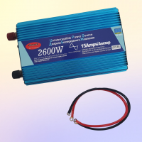 Преобразователь напряжения  WX-2600, 2600 Вт, чистая синусоида, с функцией зарядки