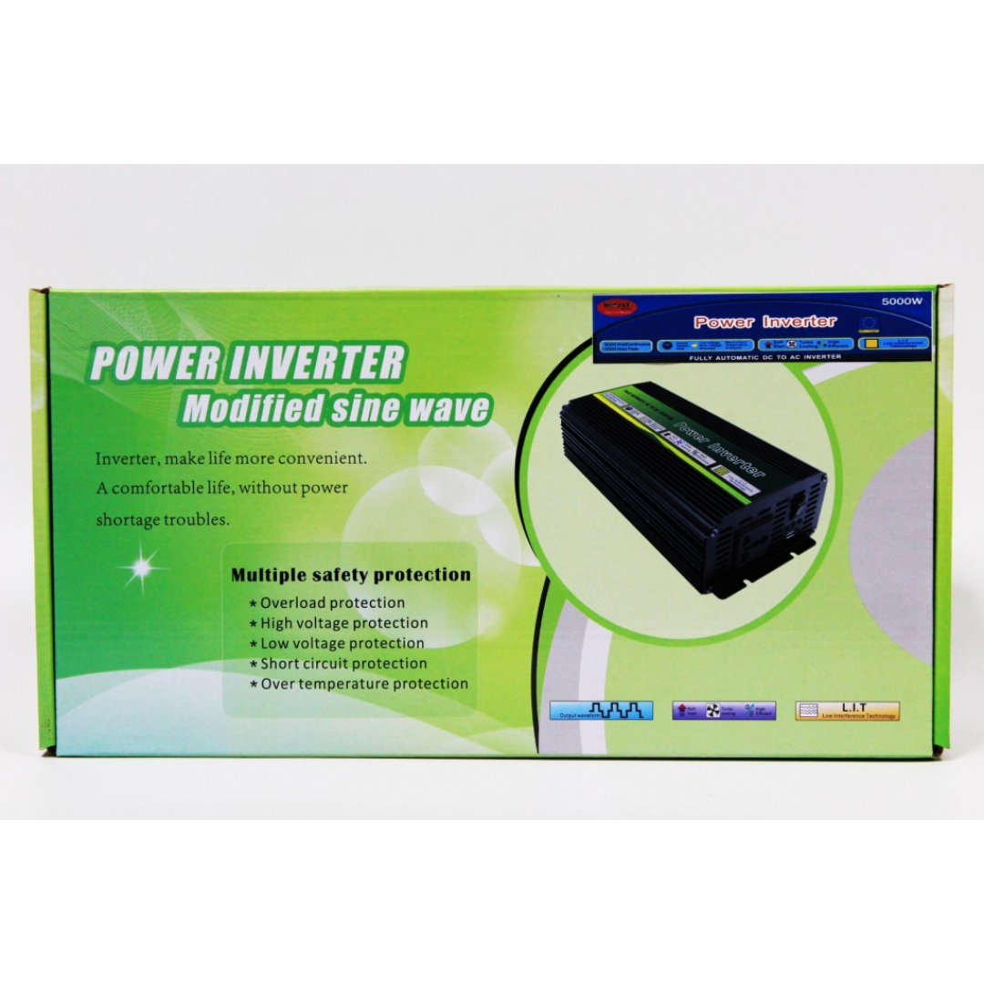 Автомобильный инвертор Wimpex WX-5000W, 12 В Автомобильный инвертор Wimpex WX-5000W, 12 В