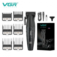 Машинка для стрижки VGR V-640C, аккумуляторная, LED-дисплей, USB