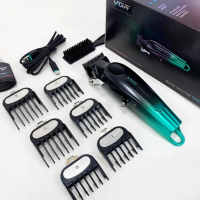 Машинка для стрижки VGR V-662, аккумуляторная, LED-дисплей, USB Машинка для стрижки VGR V-662, аккумуляторная, LED-дисплей, USB