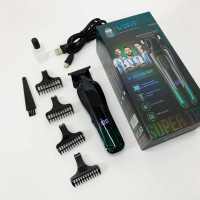Триммер VGR V-998, аккумуляторный, LED-дисплей, 4 насадки