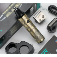 Триммер VGR V-621 Gold, 4 в 1, для носа, ушей, бороды и стрижки волос Триммер VGR V-621 Gold, 4 в 1, для носа, ушей, бороды и стрижки волос