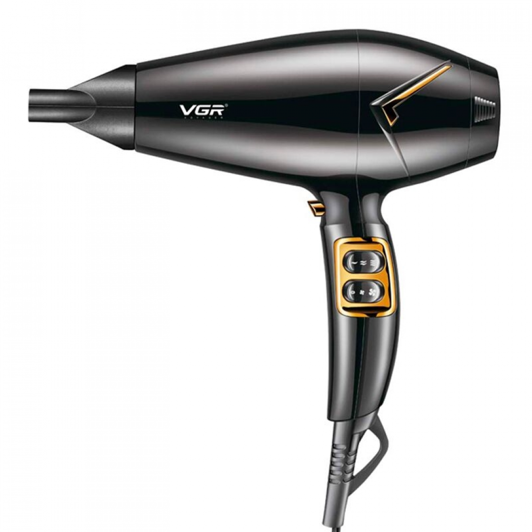 Фен VGR V-423, профессиональный, 2200 Вт, ионизация, 3 режима нагрева Фен VGR V-423, профессиональный, 2200 Вт, ионизация, 3 режима нагрева