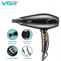 Фен VGR V-423, профессиональный, 2200 Вт, ионизация, 3 режима нагрева Фен VGR V-423, профессиональный, 2200 Вт, ионизация, 3 режима нагрева