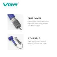 Фен VGR V-445, профессиональный, BLDC-мотор 110000 об/мин, 1600 Вт Фен VGR V-445, профессиональный, BLDC-мотор 110000 об/мин, 1600 Вт