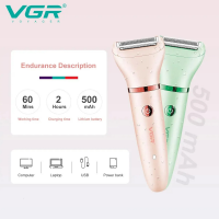Эпилятор VGR V-735, 3 в 1, аккумуляторный, USB Эпилятор VGR V-735, 3 в 1, аккумуляторный, USB