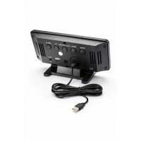 Электронные настольные часы VST 888H RGB, зеркальные, будильник, термометр Электронные настольные часы VST 888H RGB, зеркальные, будильник, термометр