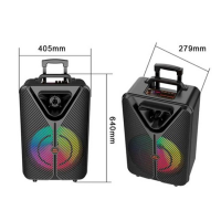 Портативная акустическая система SPS ZQS15123, 15", Bluetooth, TWS, LED-подсветка