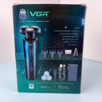 Электробритва VGR V-303, 3 в 1, 3 роторные головки, аккумулятор 600 мА·ч Электробритва VGR V-303, 3 в 1, 3 роторные головки, аккумулятор 600 мА·ч