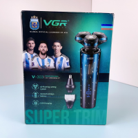 Электробритва VGR V-303, 3 в 1, 3 роторные головки, аккумулятор 600 мА·ч Электробритва VGR V-303, 3 в 1, 3 роторные головки, аккумулятор 600 мА·ч