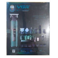 Набор для стрижки VGR V-117 6 в 1, LED-дисплей, IPX6, 800 мА·ч