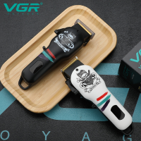 Машинка для стрижки волос VGR V-699 , 4 насадки, LED-дисплей
