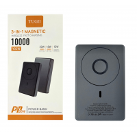 Внешний аккумулятор TUGII Y02W 10000 мА·ч, PD 20 Вт, MagSafe, беспроводная зарядка 3-в-1