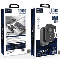 Внешний аккумулятор TUGII Y04W 10000 мА·ч, PD 22,5 Вт, MagSafe, беспроводная зарядка 3-в-1