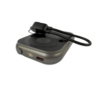 Внешний аккумулятор TUGII Y04W 10000 мА·ч, PD 22,5 Вт, MagSafe, беспроводная зарядка 3-в-1