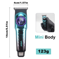 Триммер для стрижки волос VGR V-966 Professional, 7000 об/мин, 4 насадки, LED-дисплей Триммер для стрижки волос VGR V-966 Professional, 7000 об/мин, 4 насадки, LED-дисплей