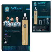 Триммер для носа и ушей VGR V-629, 8500 об/мин, USB Type-C, металлический корпус Триммер для носа и ушей VGR V-629, 8500 об/мин, USB Type-C, металлический корпус