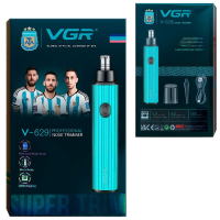 Триммер для носа и ушей VGR V-629, 8500 об/мин, USB Type-C, металлический корпус Триммер для носа и ушей VGR V-629, 8500 об/мин, USB Type-C, металлический корпус