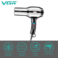 Профессиональный фен VGR V-465, AC-мотор, до 2400 Вт, холодный воздух, концентратор