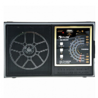 Радиоприёмник GOLON RX-98UAR, FM/AM/SW/TV, USB/SD, MP3/WMA, аккумулятор