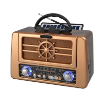 Радиоприёмник GOLON RX-BT8080 SOLAR с Bluetooth, USB/microSD и солнечной панелью