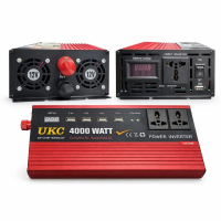 Преобразователь напряжения UKC 4000W 12V → 220V, автомобильный инвертор Преобразователь напряжения UKC 4000W 12V → 220V, автомобильный инвертор