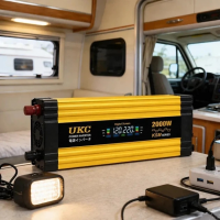 Преобразователь AC/DC KSM 2000W 12V с LCD-дисплеем и 2 USB
